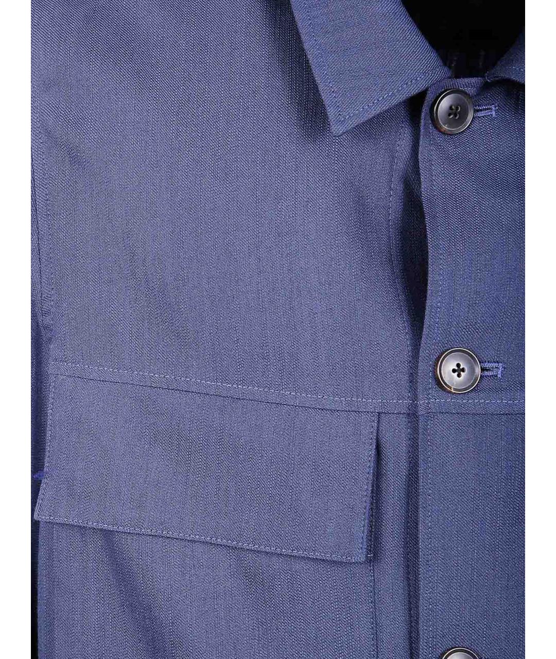 PAUL SMITH Синяя кэжуал рубашка, фото 3
