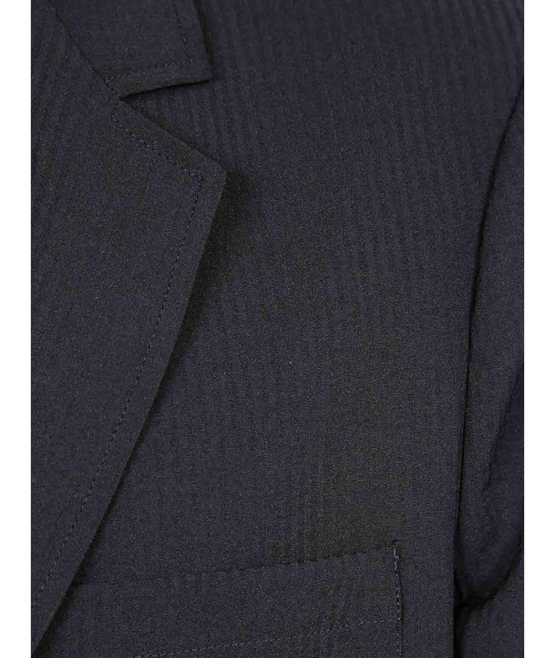 EMPORIO ARMANI Синий полиэстеровый пиджак, фото 3