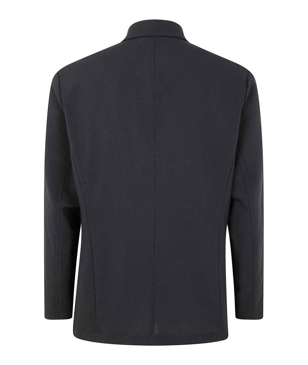 EMPORIO ARMANI Синий полиэстеровый пиджак, фото 2