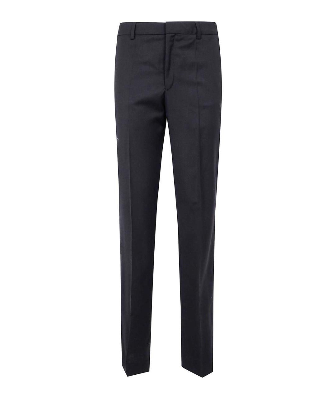 FILIPPA K Черные шерстяные прямые брюки, фото 1