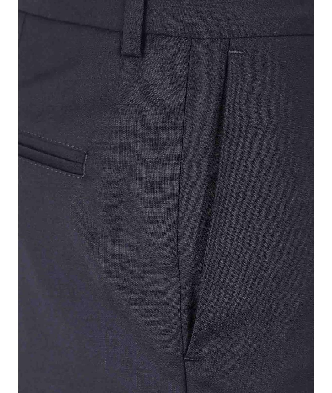FILIPPA K Черные шерстяные прямые брюки, фото 3