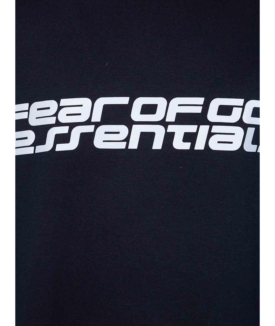FEAR OF GOD Черная футболка, фото 3