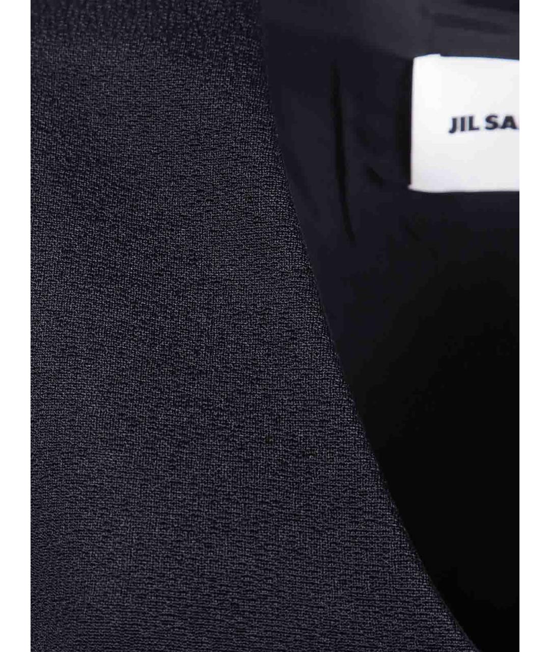 JIL SANDER Черная полиамидовая майка, фото 3