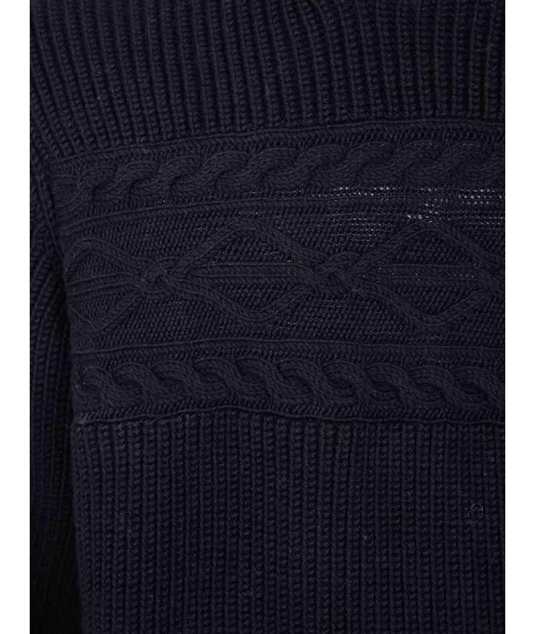 ZEGNA Черная шерстяная водолазка, фото 3