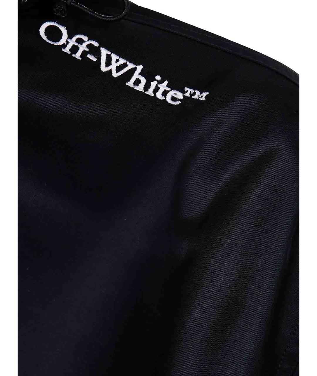 OFF-WHITE Черная синтетическая куртка, фото 3