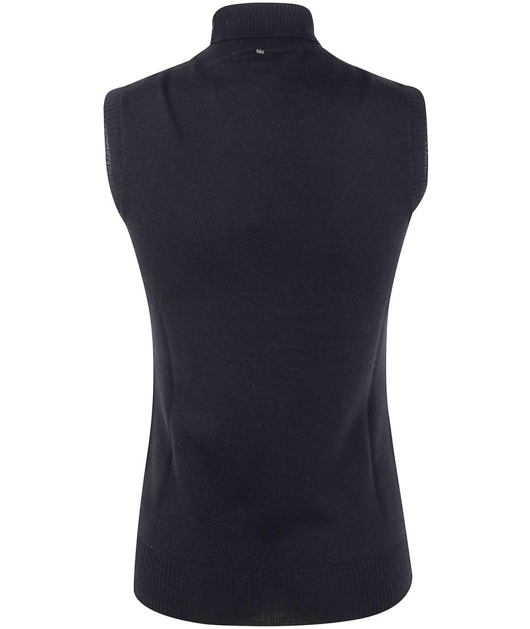 SPORTMAX Черная шерстяная водолазка, фото 3