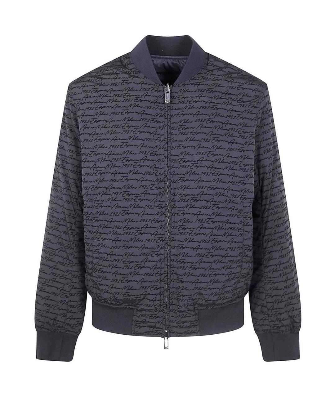 EMPORIO ARMANI Черная полиамидовая куртка, фото 1