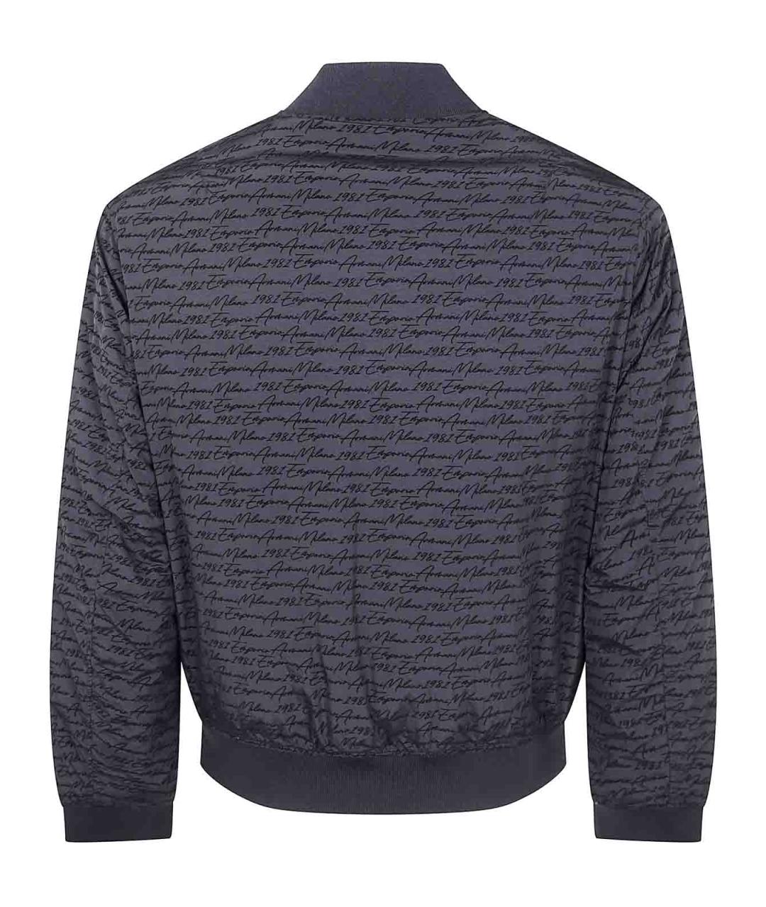 EMPORIO ARMANI Черная полиамидовая куртка, фото 2