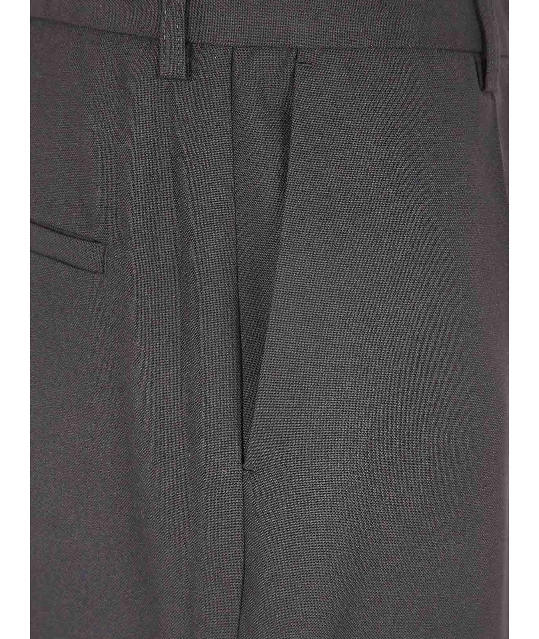 FILIPPA K Черные полиэстеровые брюки широкие, фото 3