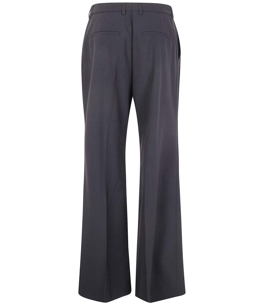 FILIPPA K Черные полиэстеровые брюки широкие, фото 2