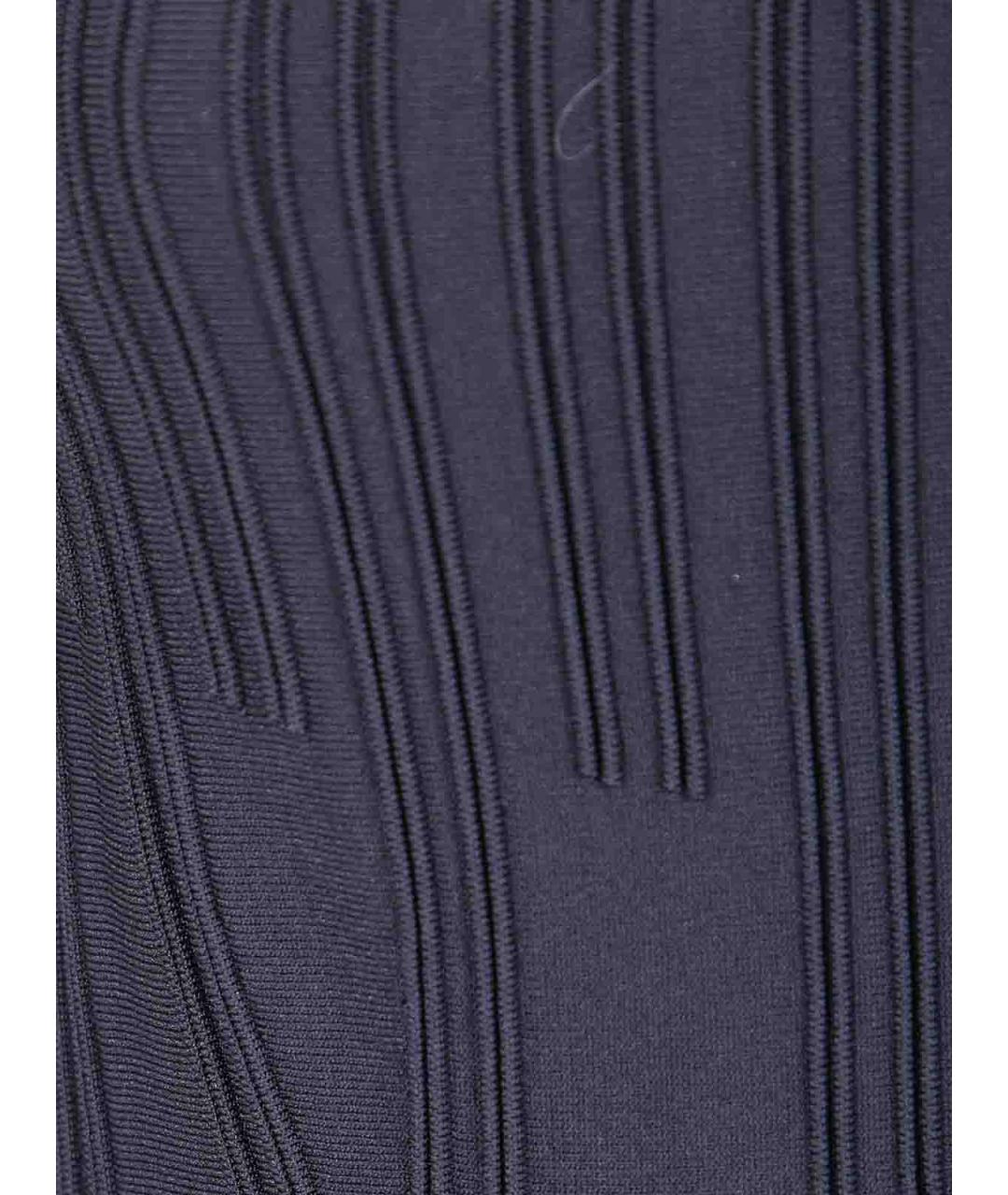 MUGLER Черное полиэстеровое повседневное платье, фото 4