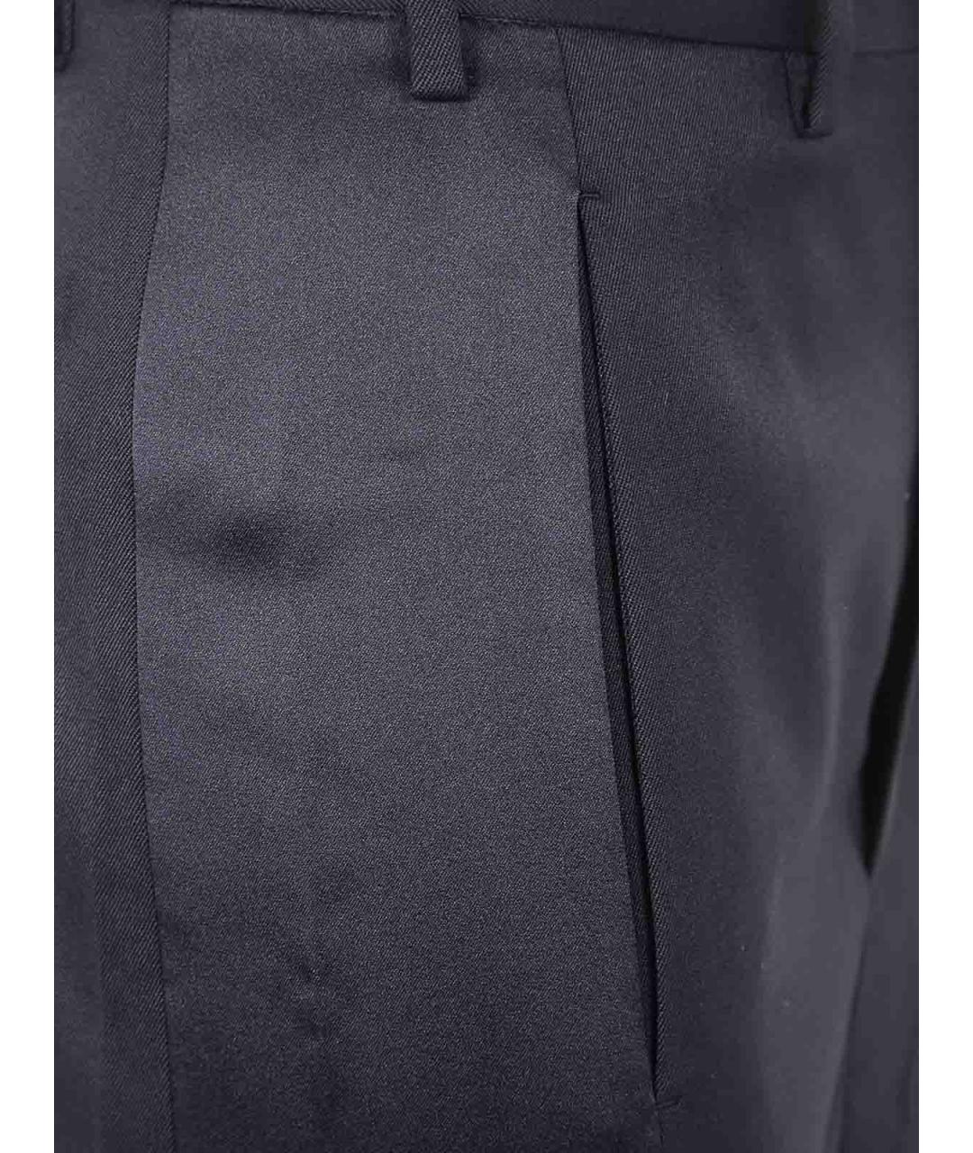 MM6 MAISON MARGIELA Черные полиэстеровые брюки широкие, фото 4