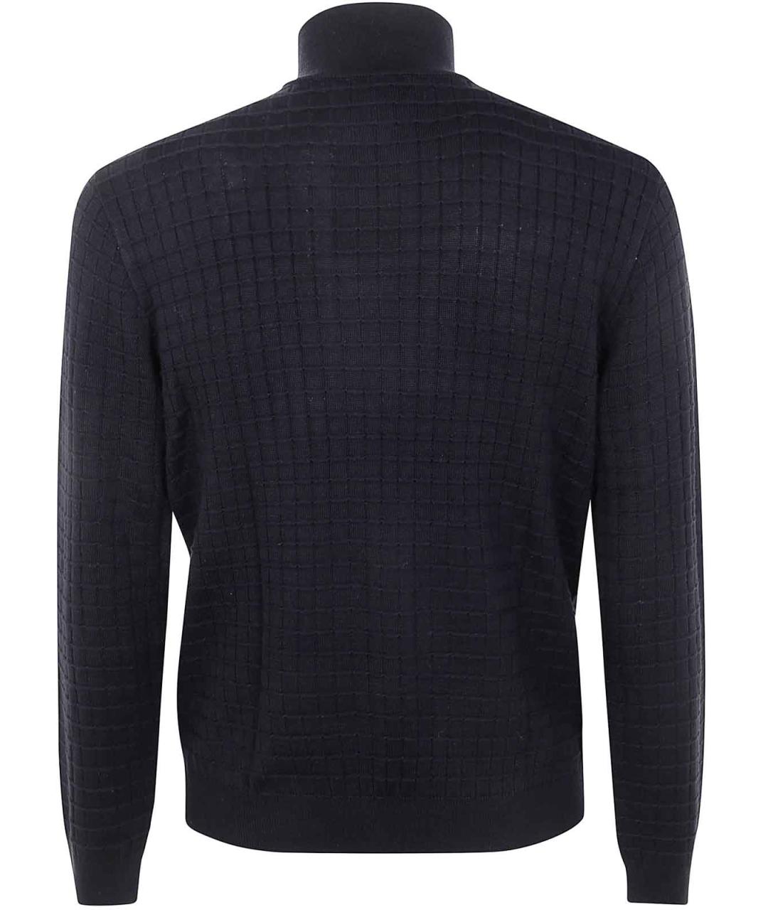 EMPORIO ARMANI Черный джемпер / свитер, фото 2