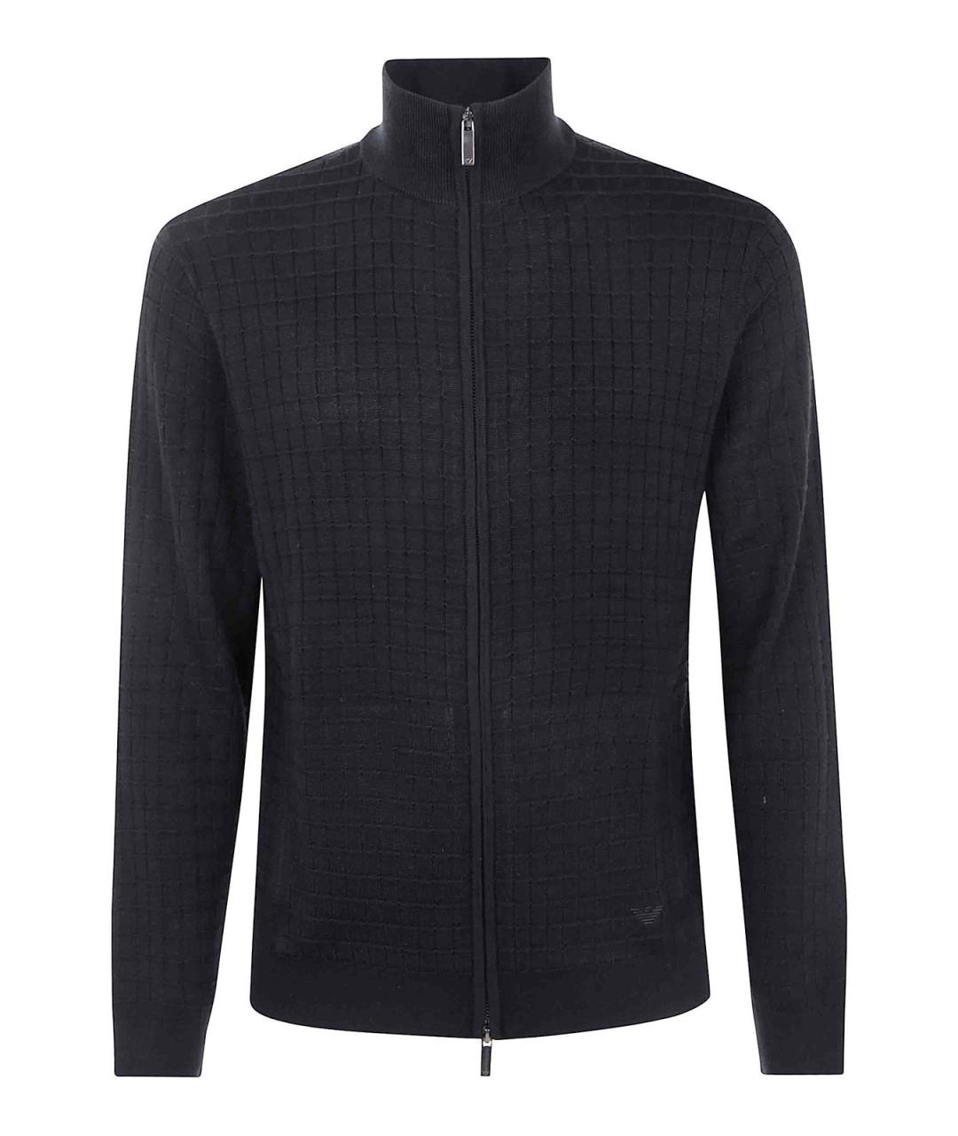 EMPORIO ARMANI Черный джемпер / свитер, фото 1