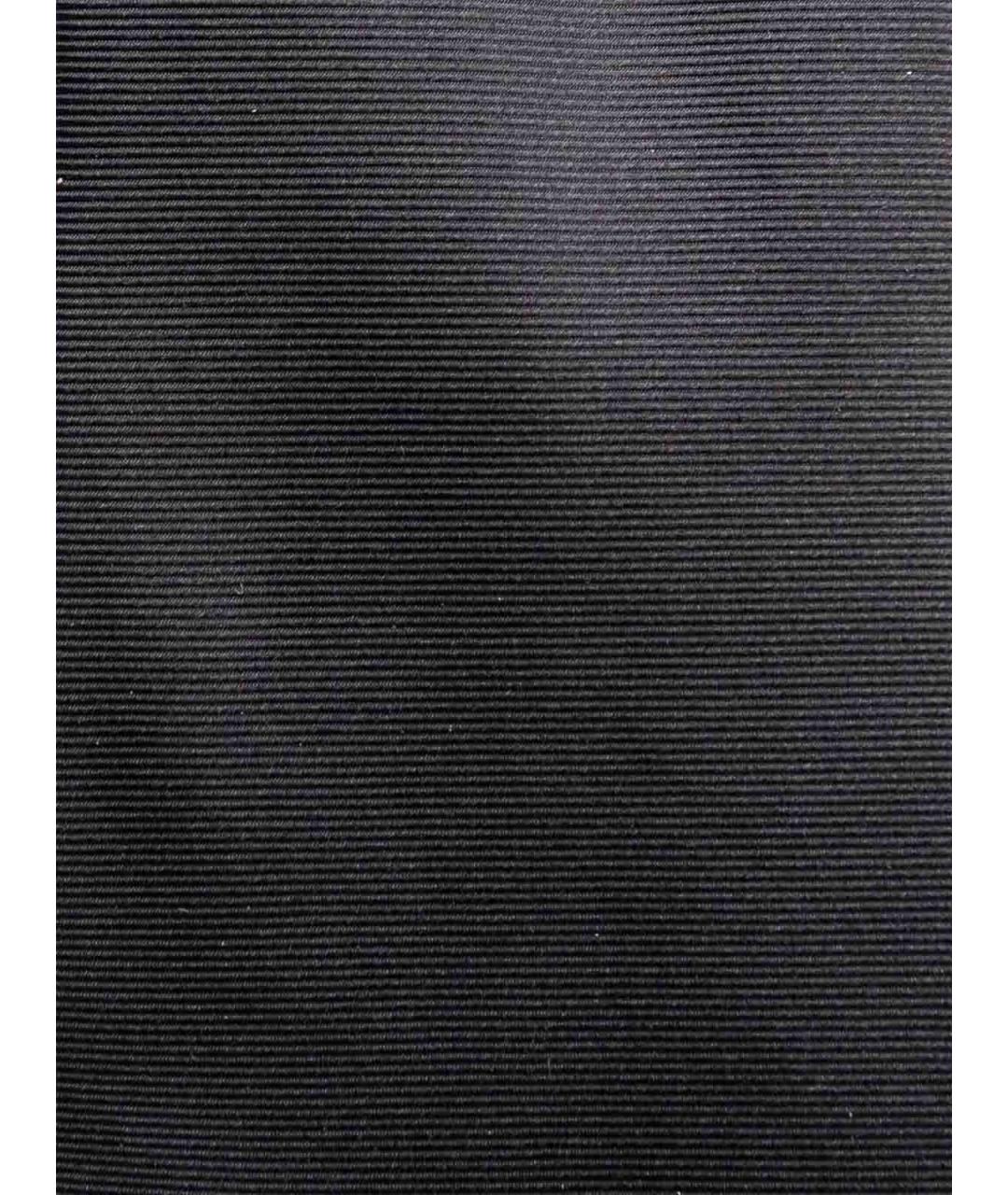 EMPORIO ARMANI Черный шелковый галстук, фото 2