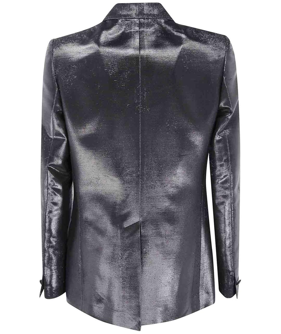 MM6 MAISON MARGIELA Черный полиэстеровый пиджак, фото 3