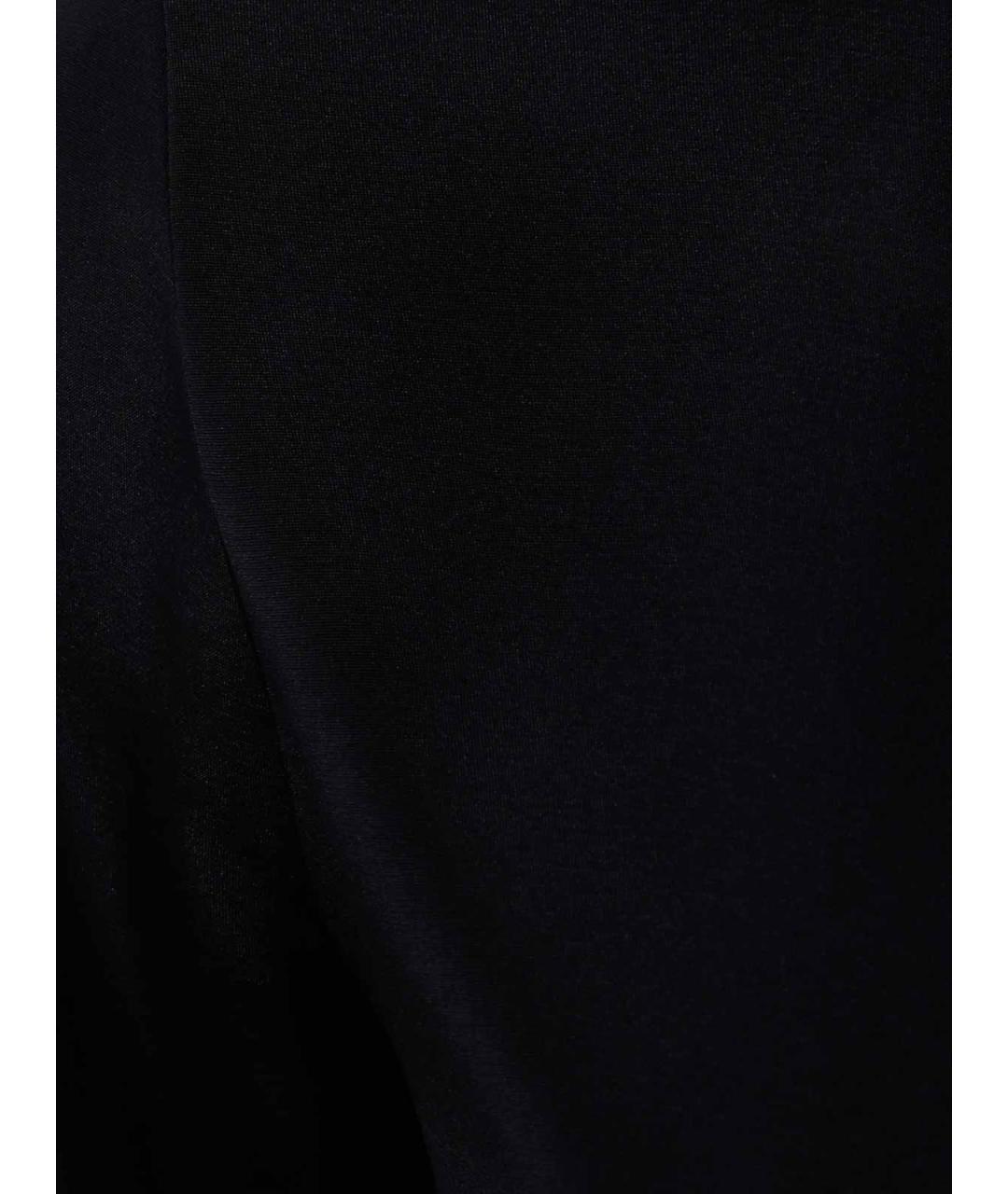 MAX MARA Черная шелковая футболка, фото 3