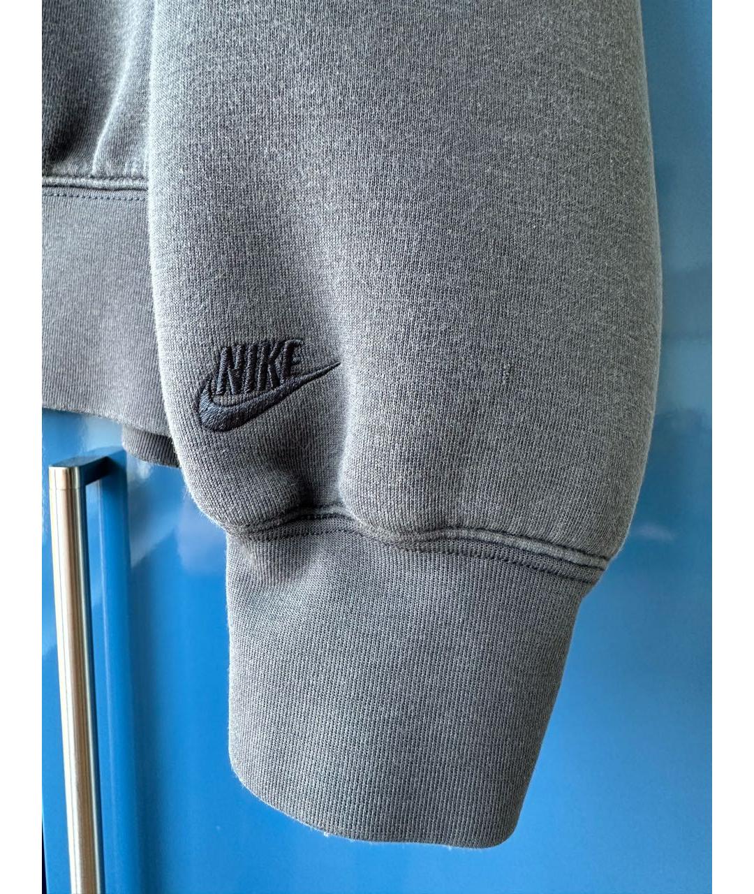 NIKE Серый хлопковый спортивный костюм, фото 6