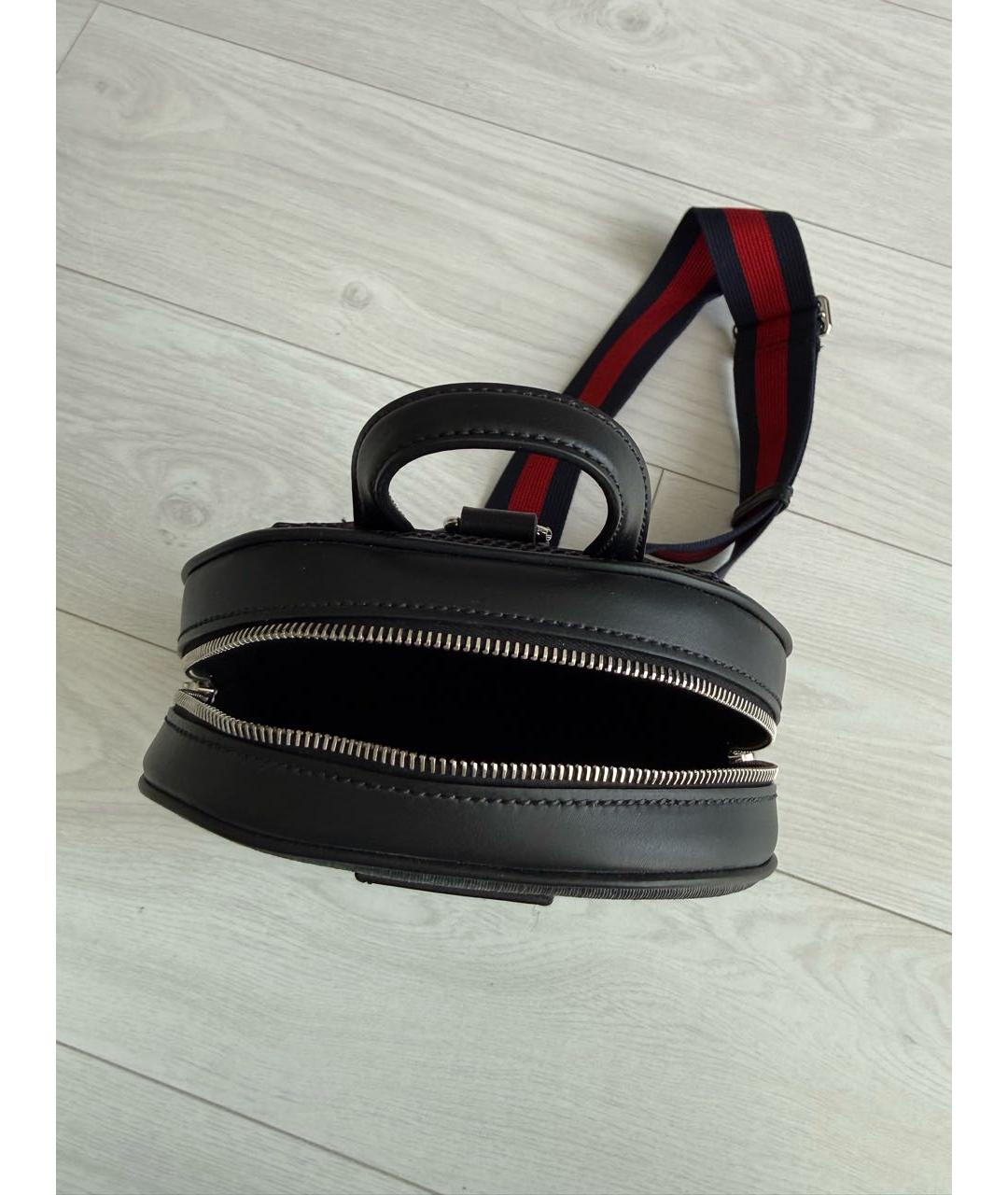 GUCCI Черная кожаная сумка на плечо, фото 4