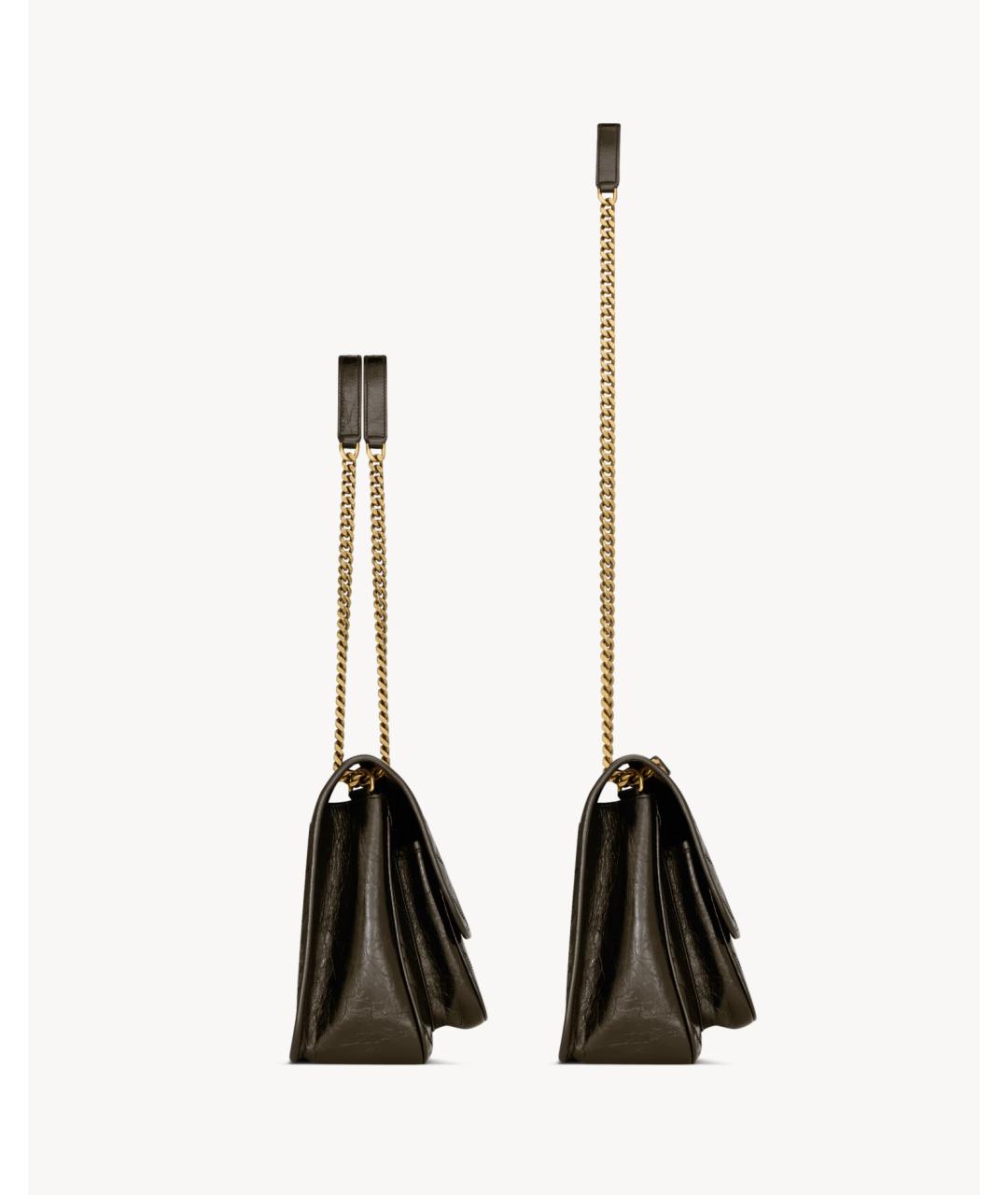 SAINT LAURENT Мульти кожаная сумка через плечо, фото 4