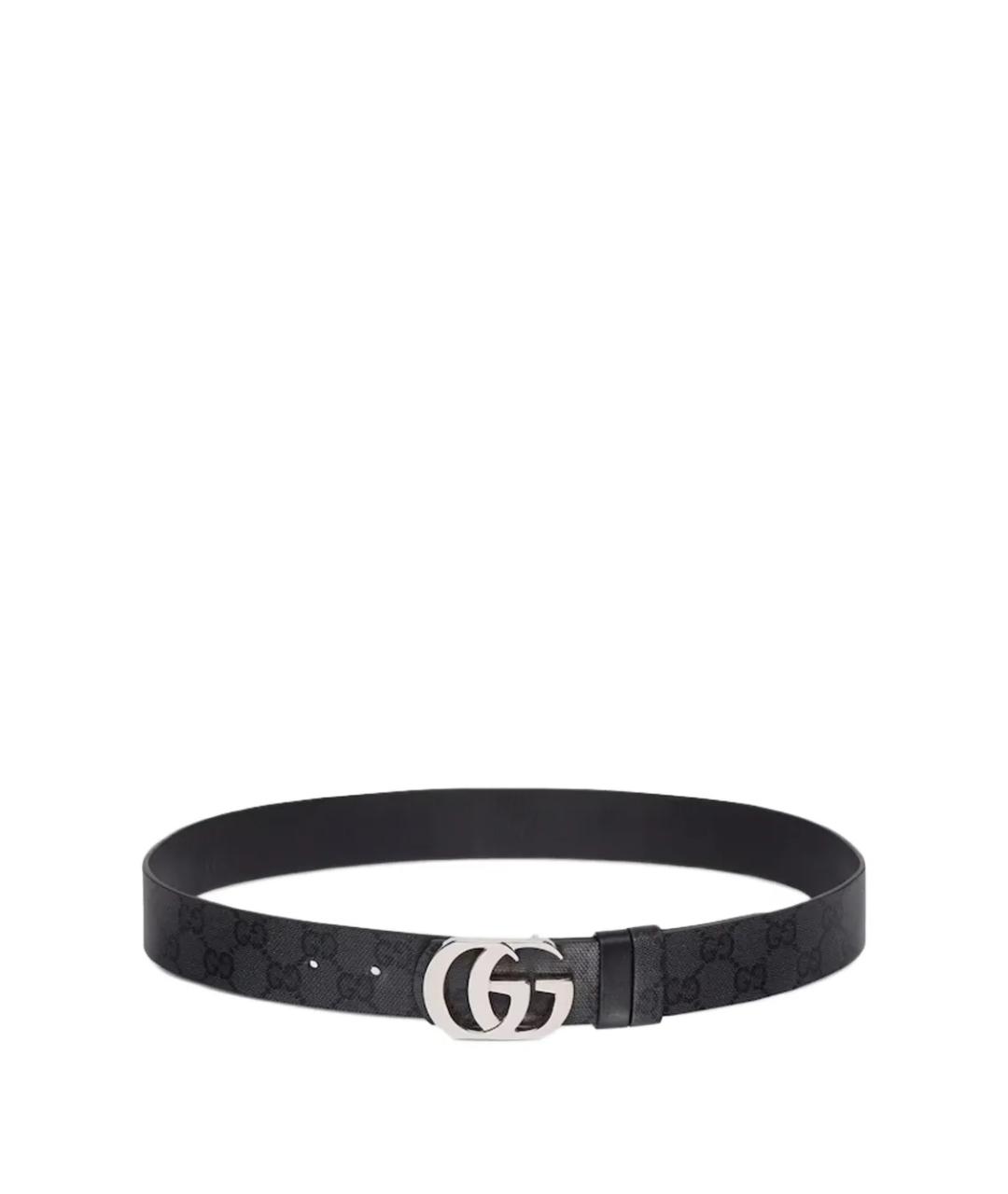 GUCCI Черный ремень, фото 1