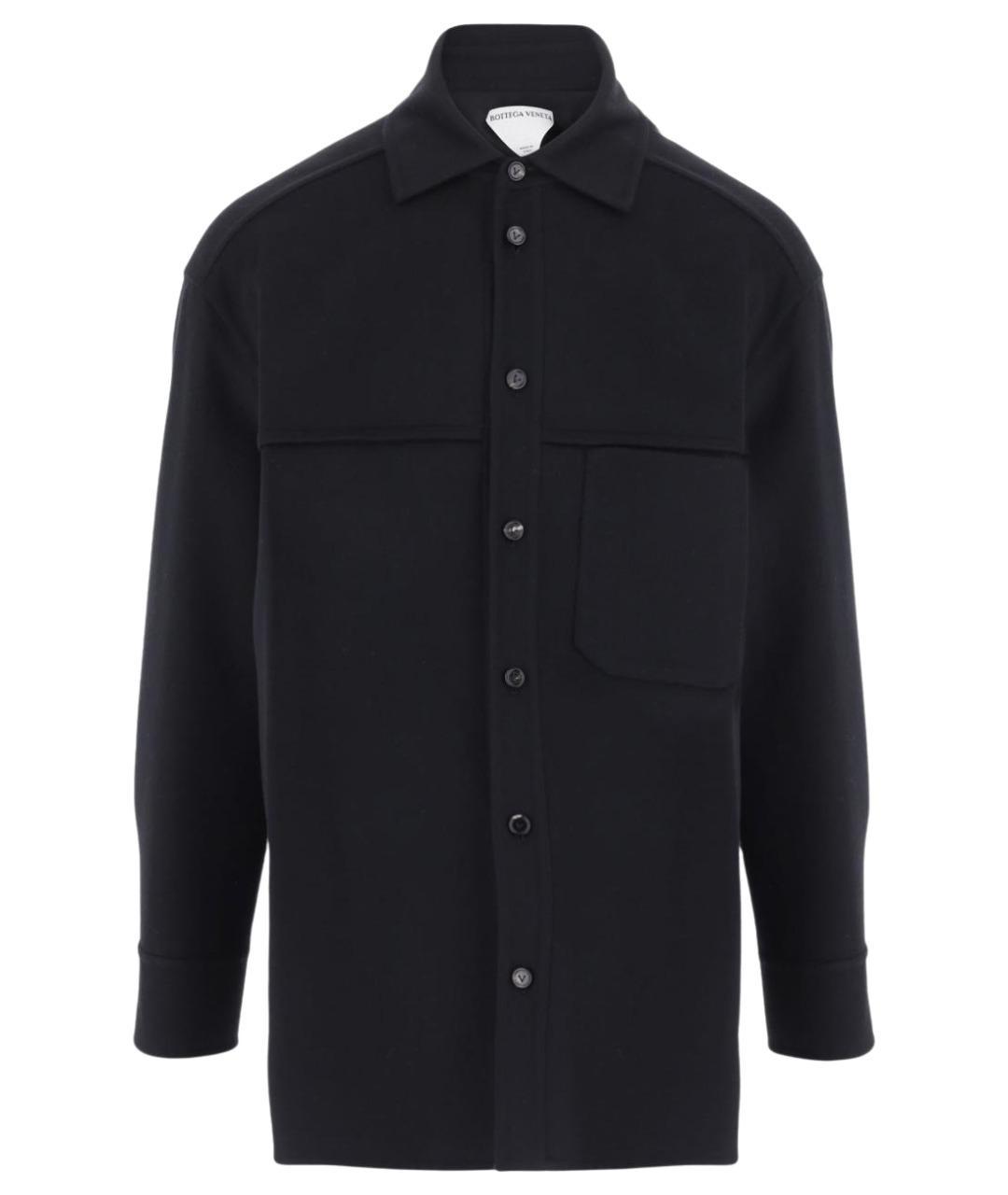 BOTTEGA VENETA Черная шерстяная куртка, фото 1