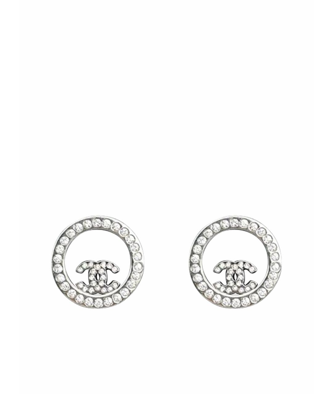 CHANEL Серебряные серьги, фото 1