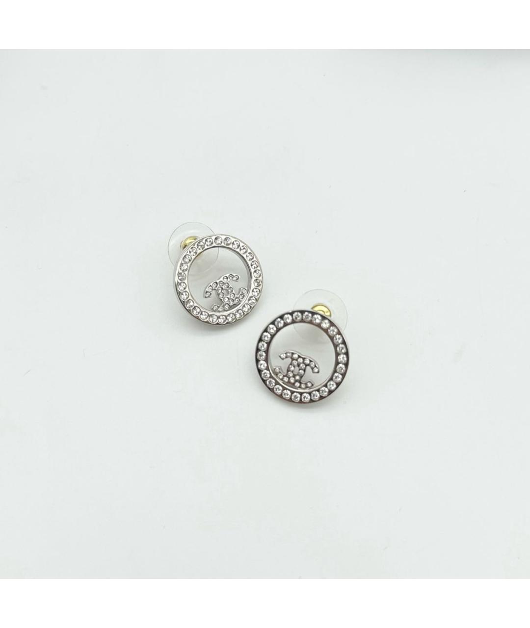 CHANEL Серебряные серьги, фото 6