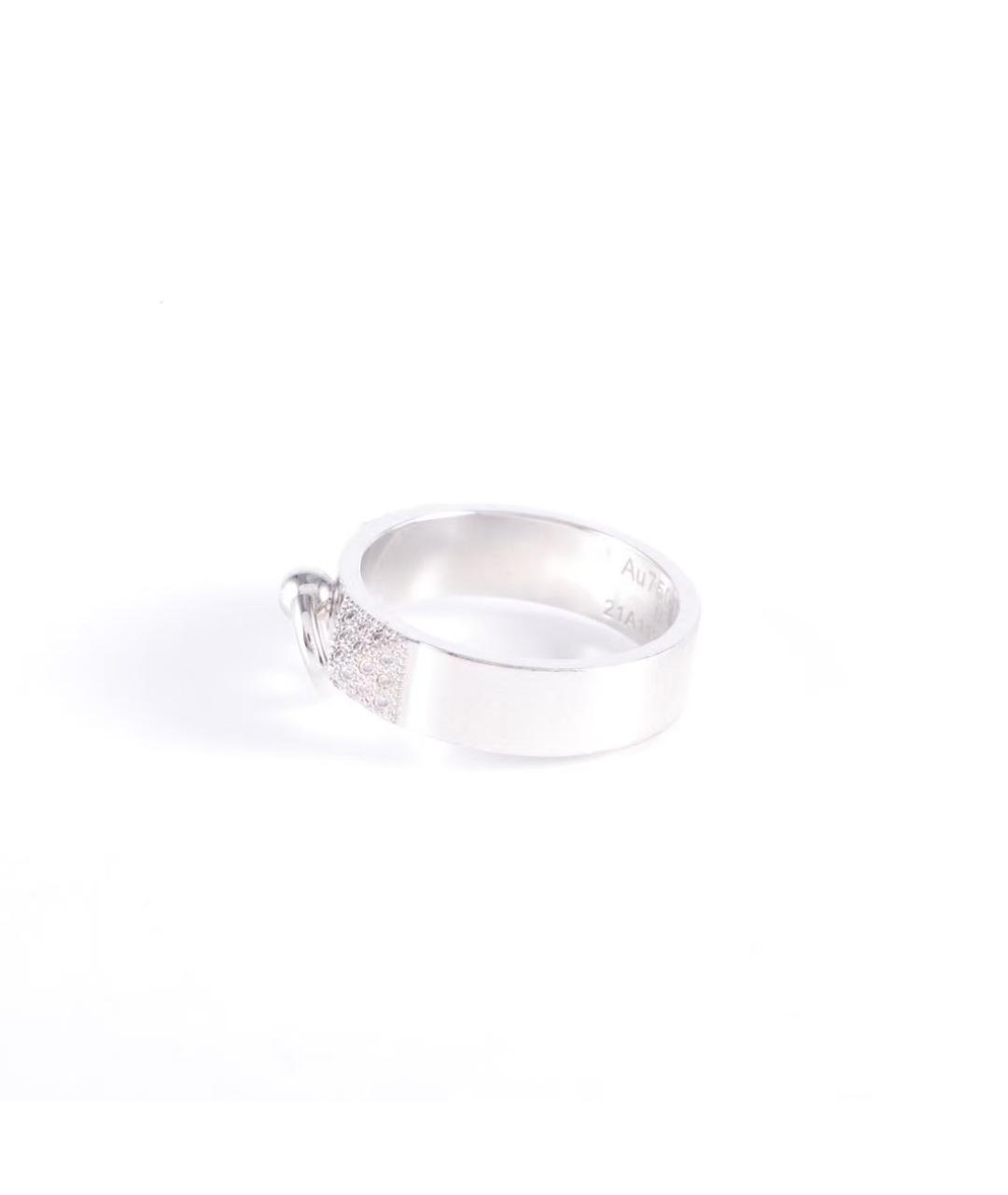 HERMES Серебряное кольцо из белого золота, фото 4