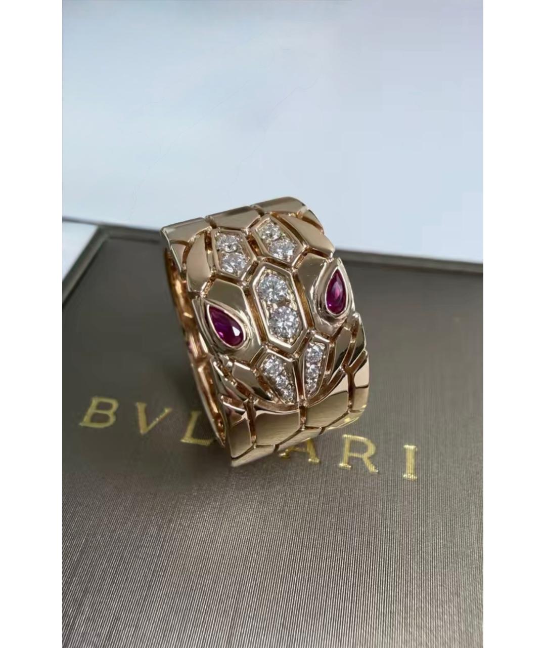 BVLGARI Золотое кольцо из розового золота, фото 3
