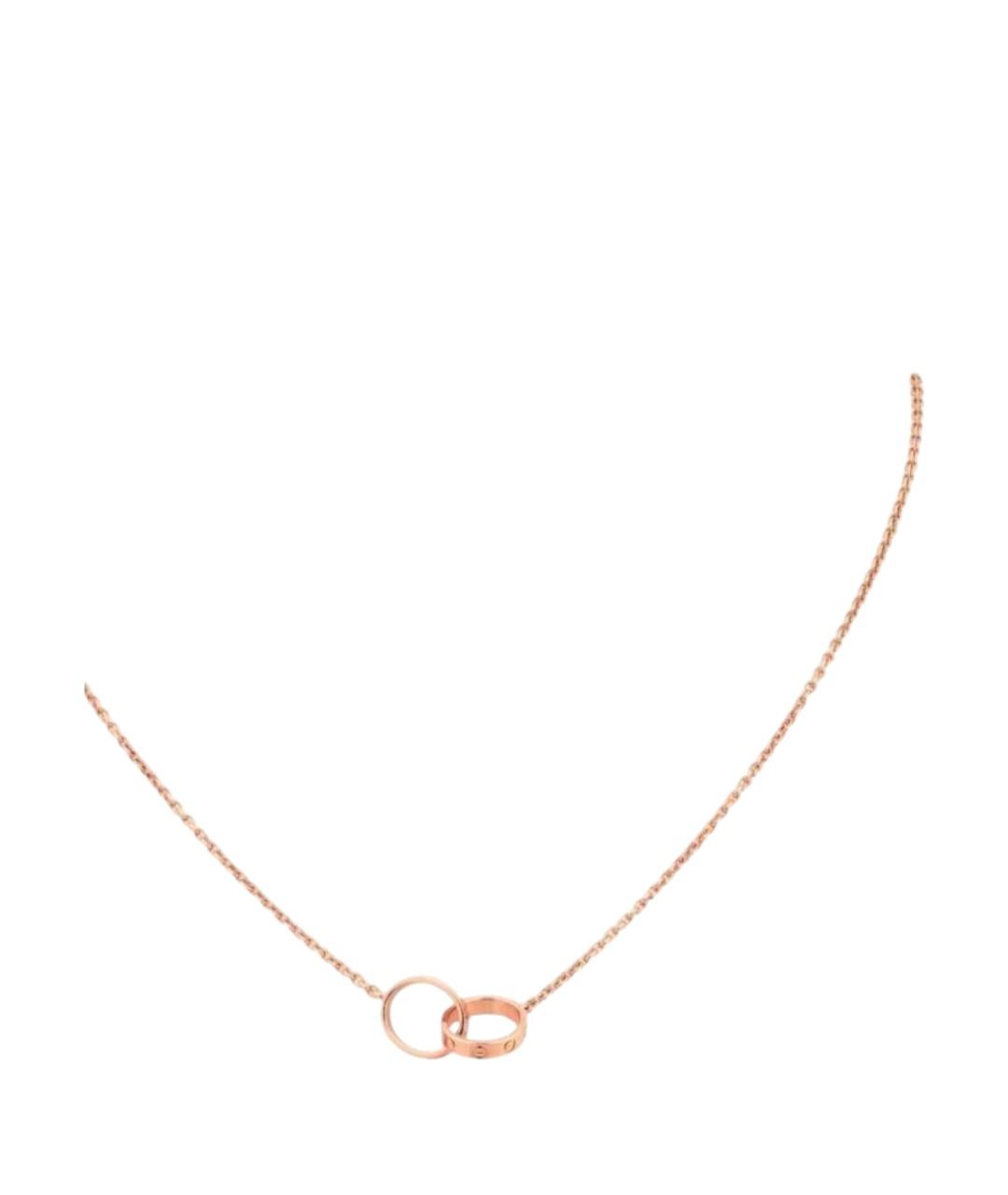 CARTIER Золотая подвеска из розового золота, фото 1