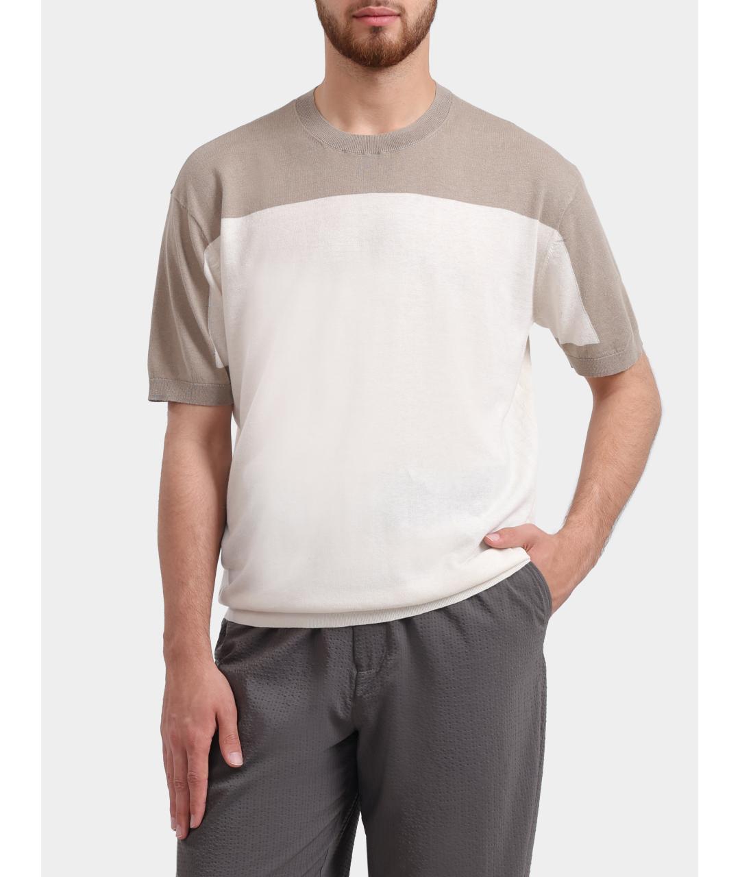 ARMANI EXCHANGE Белая футболка, фото 6
