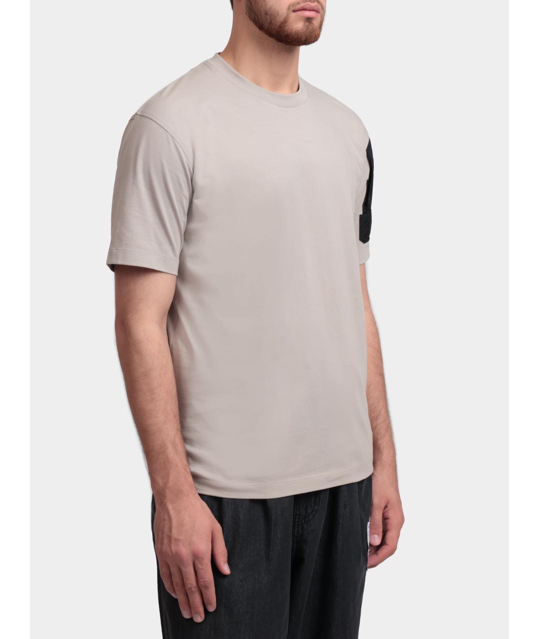 Y-3 Бежевая футболка, фото 4