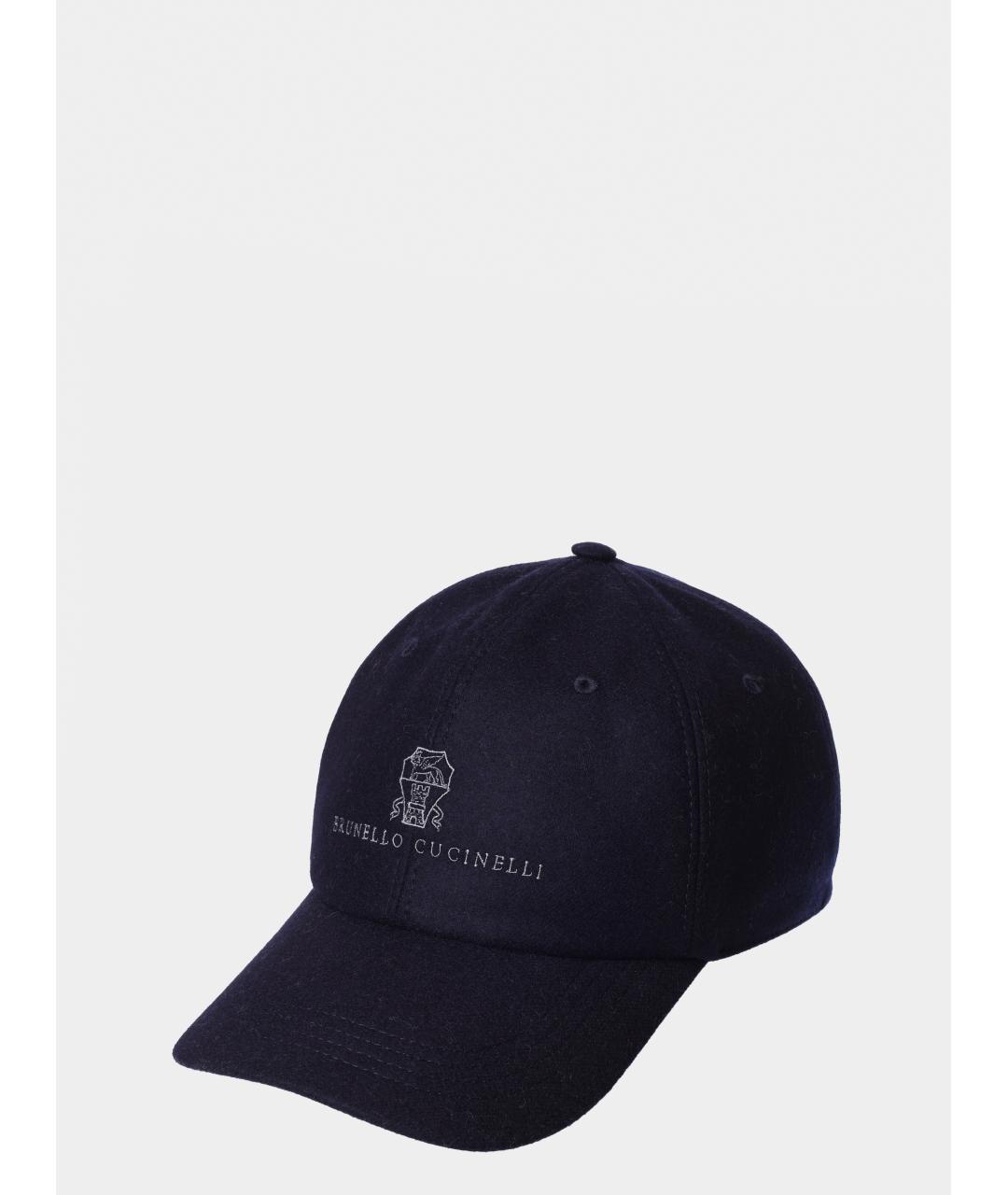 BRUNELLO CUCINELLI Темно-синяя кепка/бейсболка, фото 2