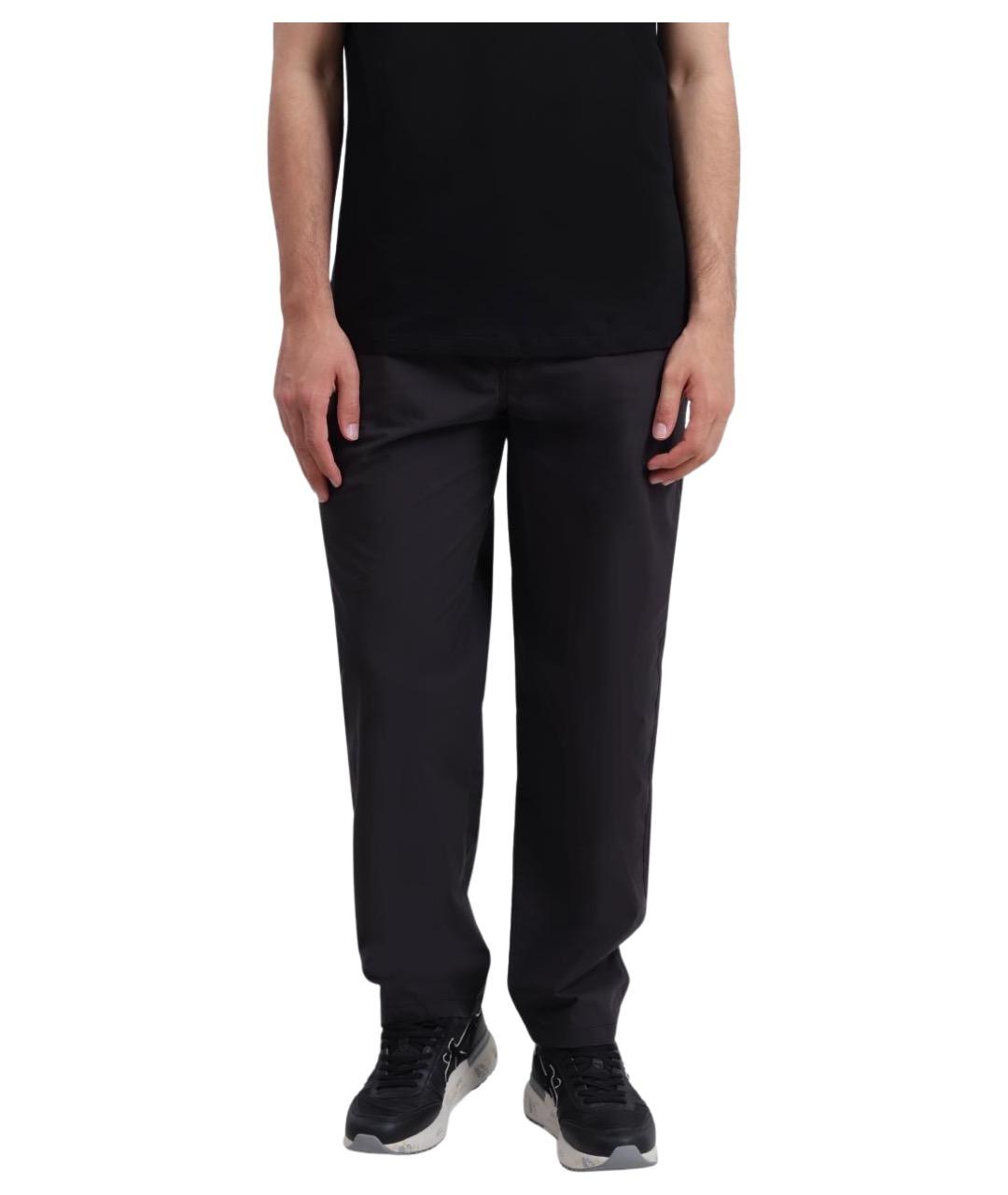 ARMANI EXCHANGE Черные повседневные брюки, фото 1