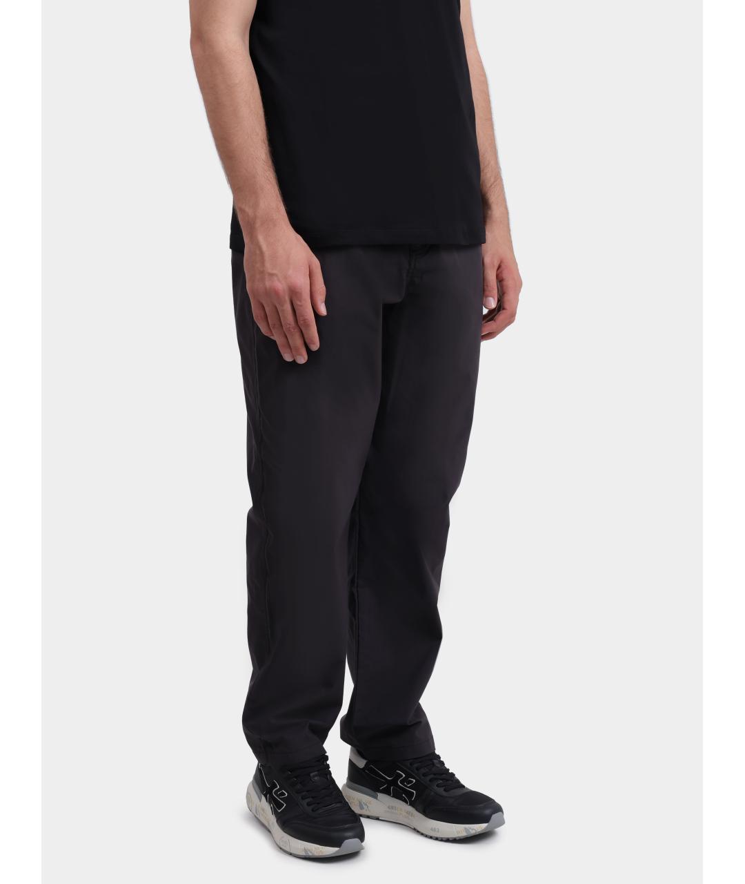 ARMANI EXCHANGE Черные повседневные брюки, фото 3