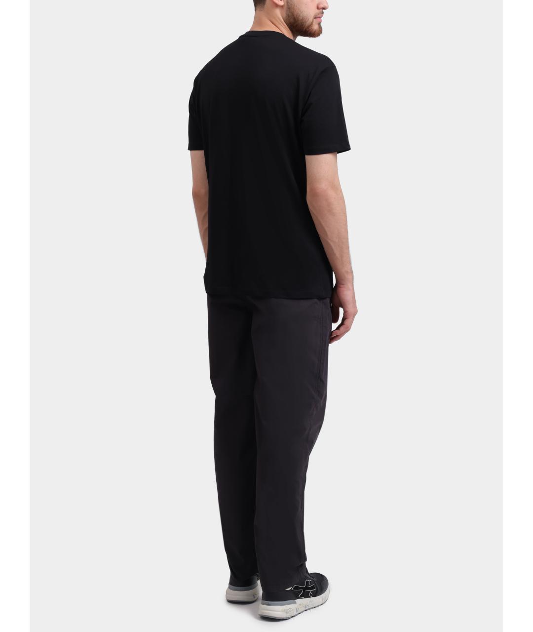 ARMANI EXCHANGE Черные повседневные брюки, фото 5