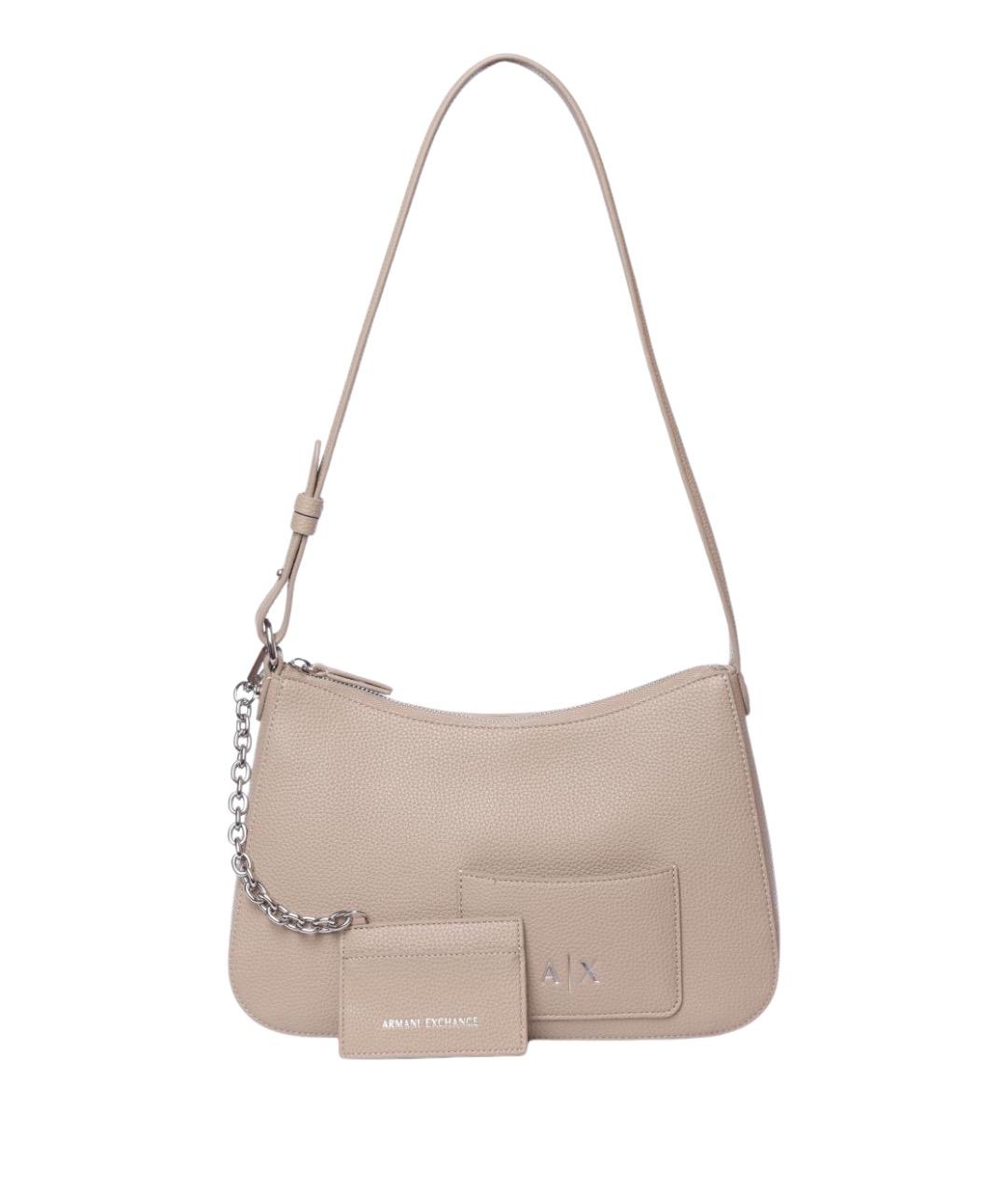 ARMANI EXCHANGE Бежевая сумка через плечо, фото 1
