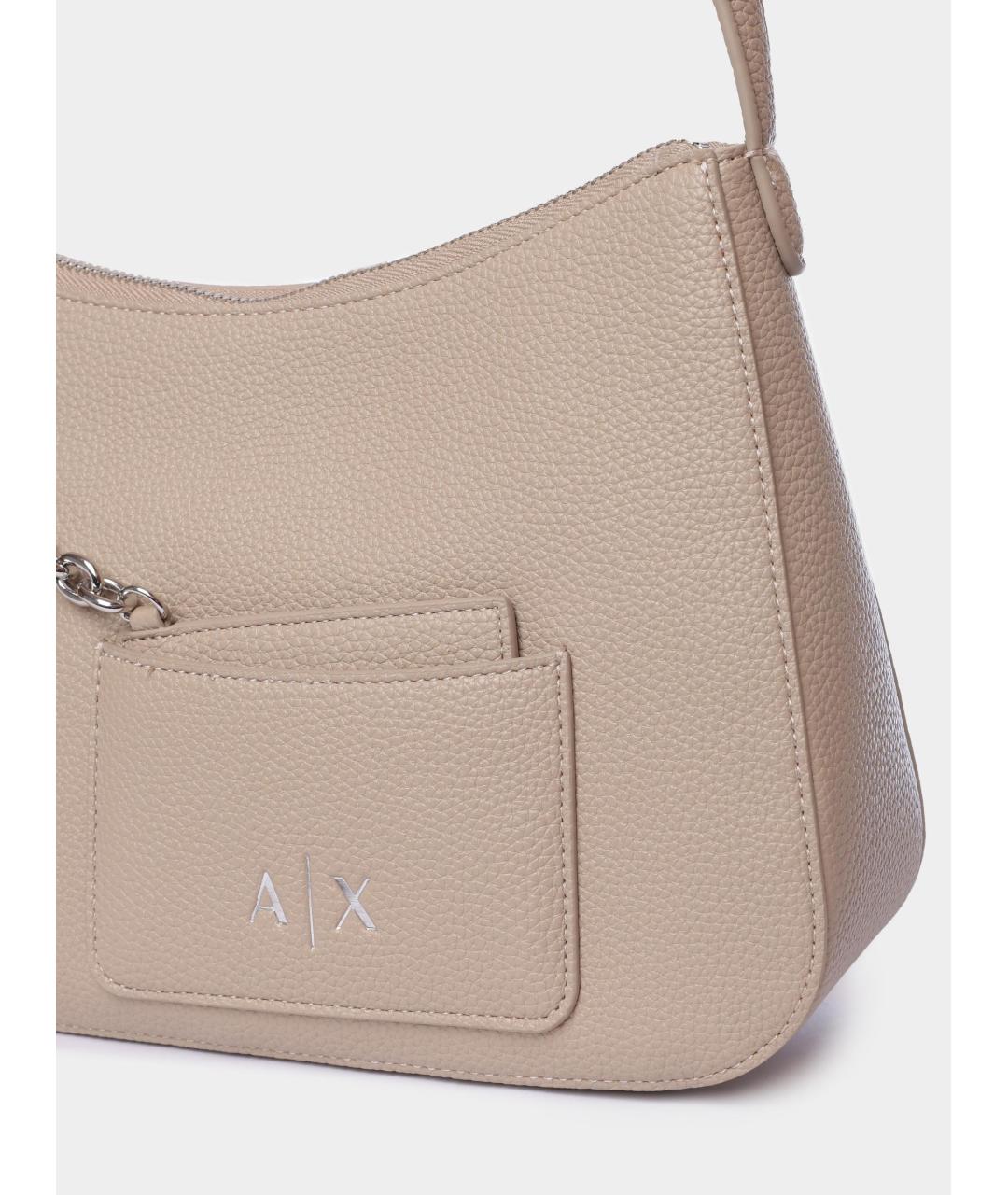 ARMANI EXCHANGE Бежевая сумка через плечо, фото 4