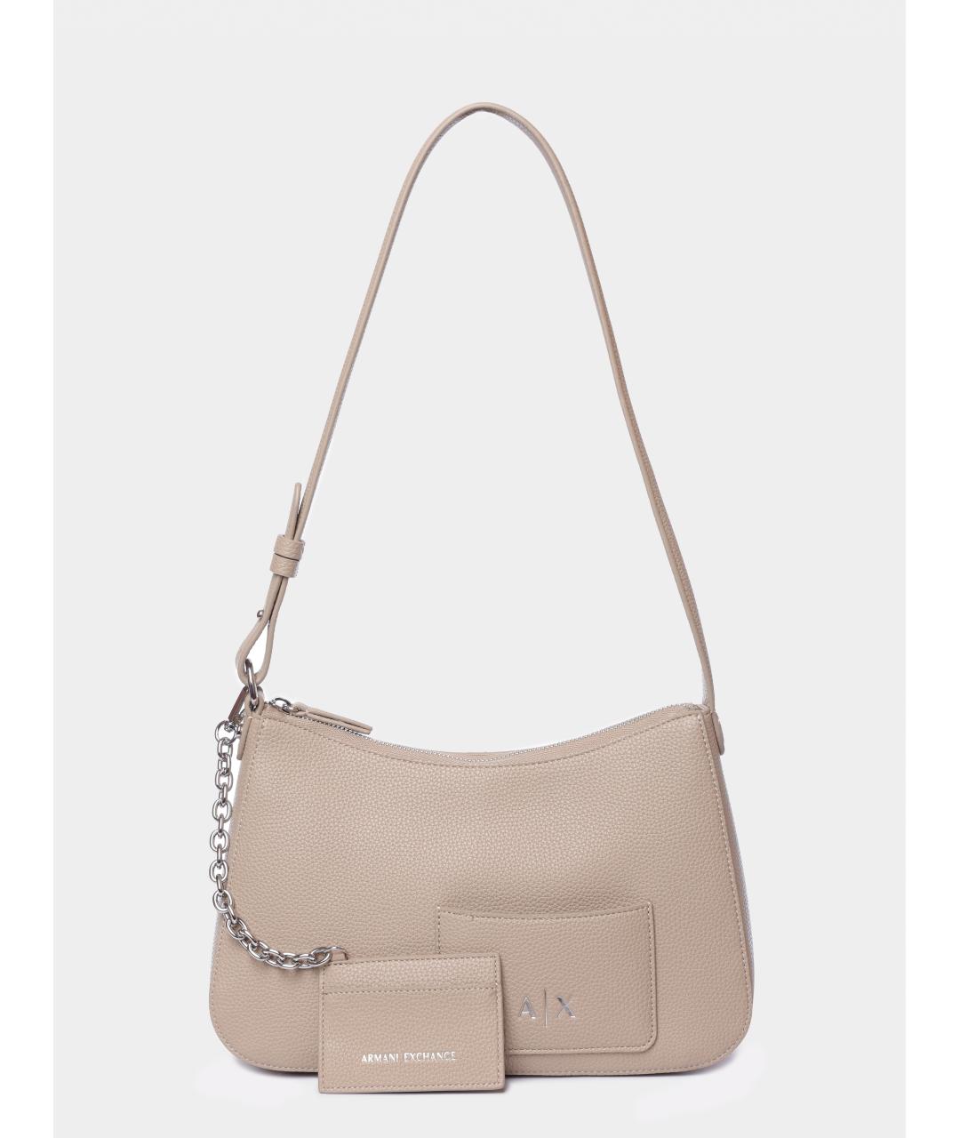 ARMANI EXCHANGE Бежевая сумка через плечо, фото 6