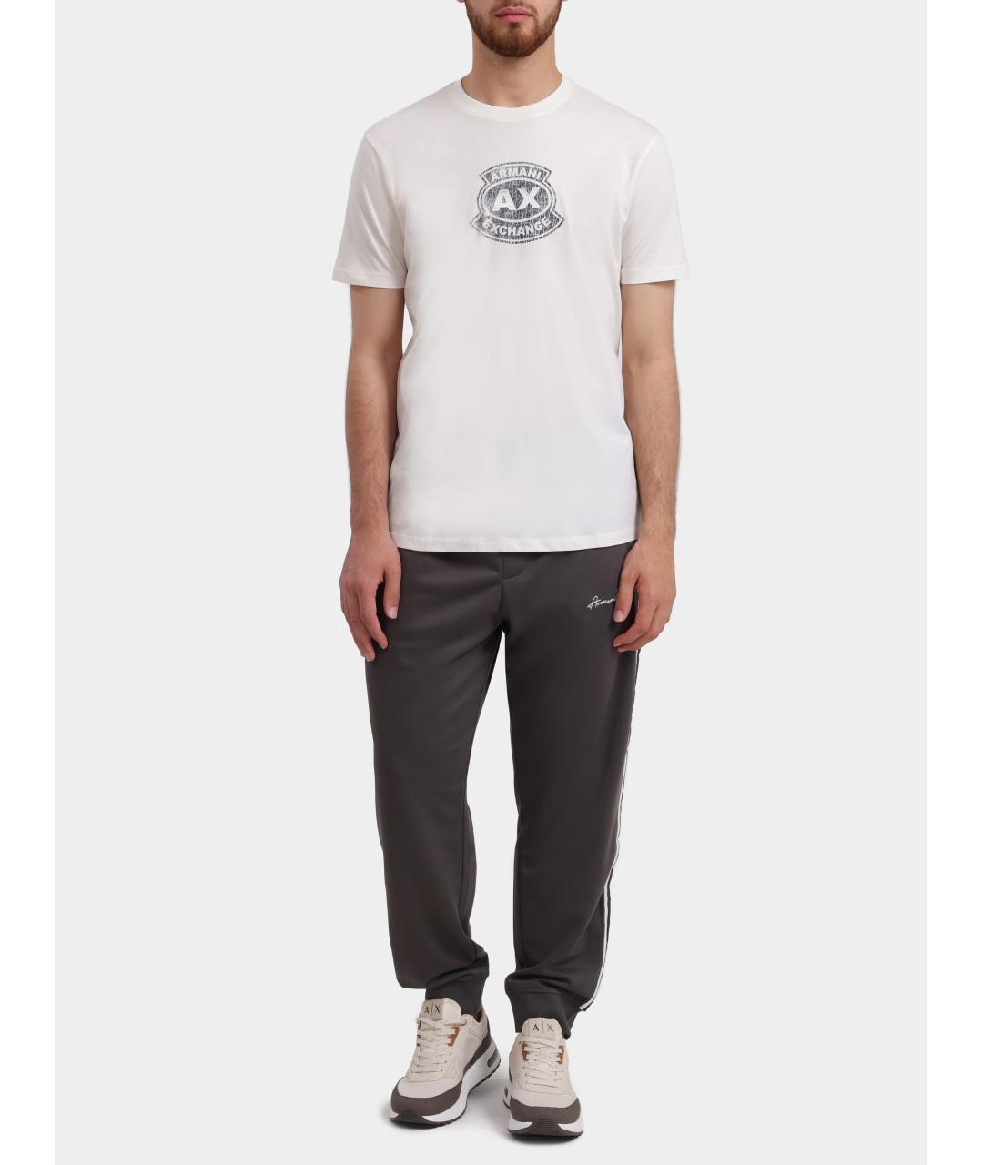 ARMANI EXCHANGE Коричневые повседневные брюки, фото 2