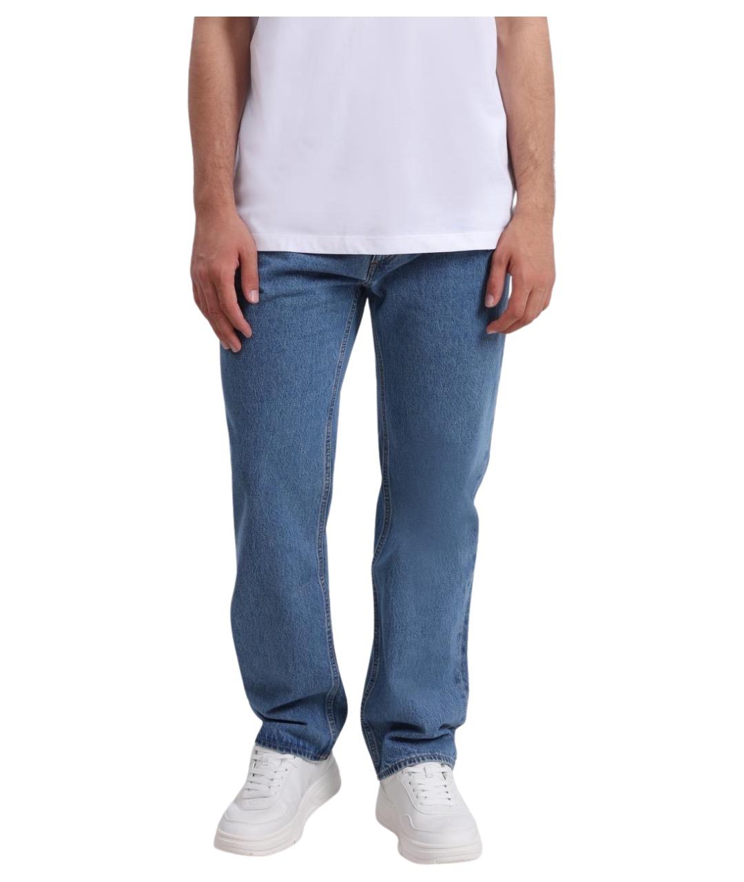 HUGO BOSS Синие прямые джинсы, фото 1