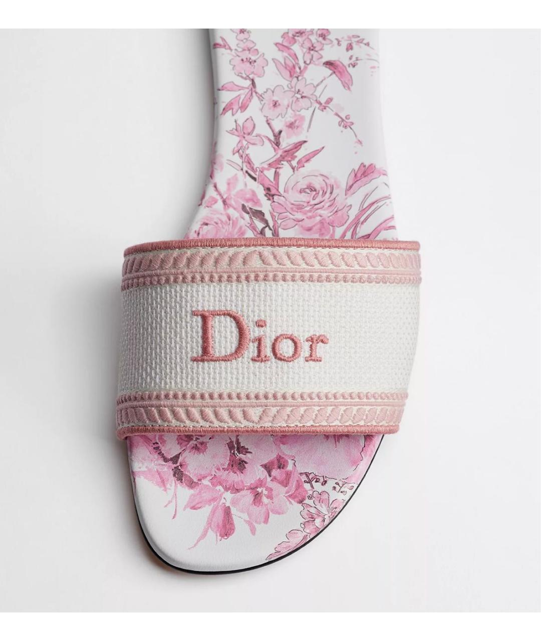 CHRISTIAN DIOR Розовые мюли, фото 4