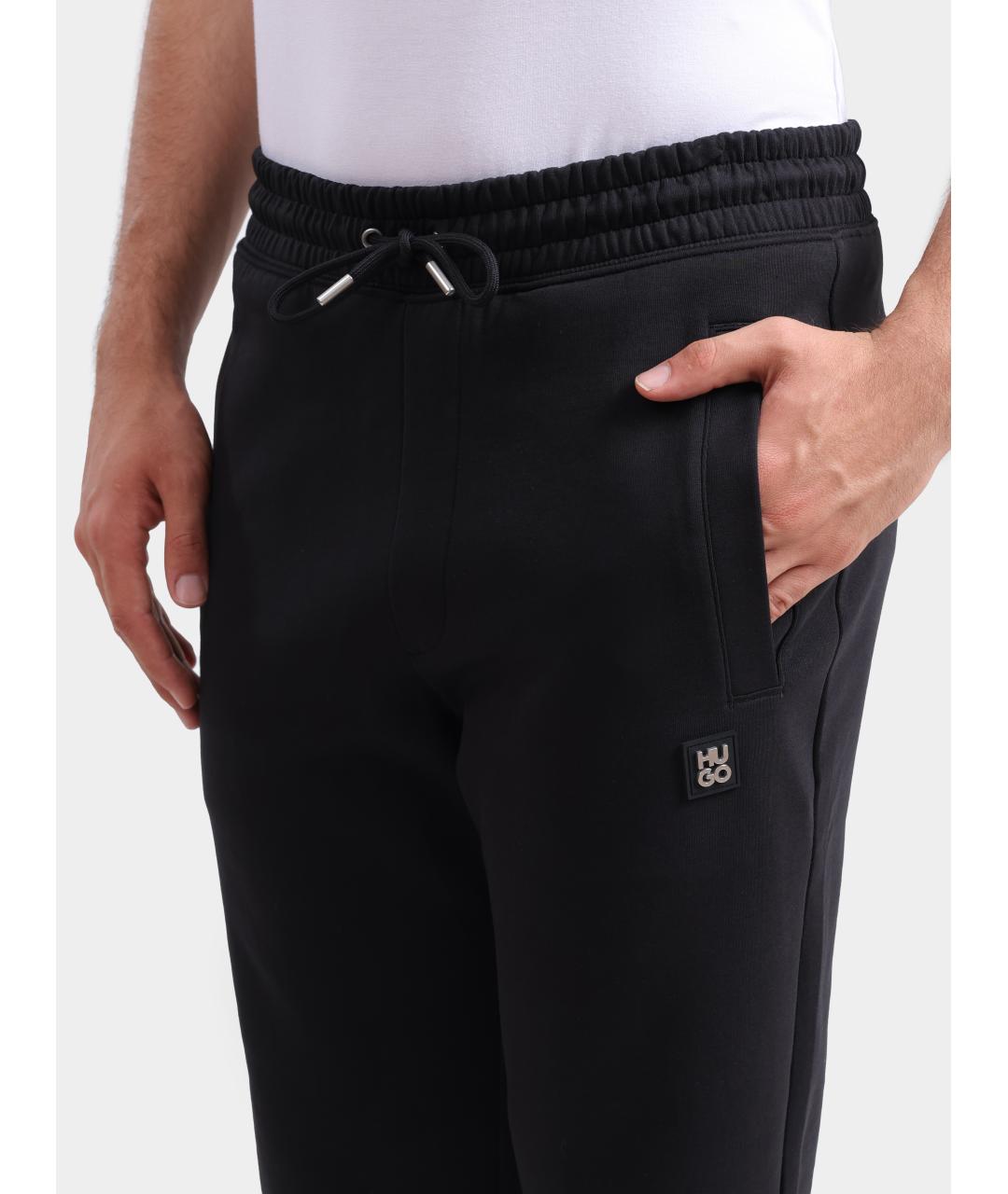 HUGO BOSS Черные повседневные брюки, фото 4