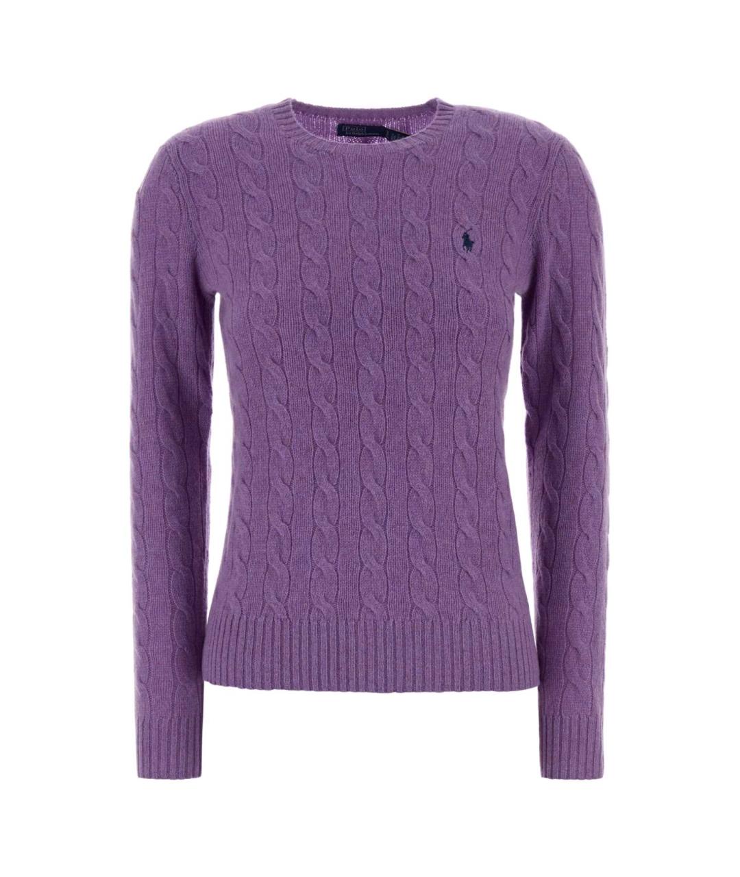 POLO RALPH LAUREN Фиолетовый кашемировый джемпер / свитер, фото 1