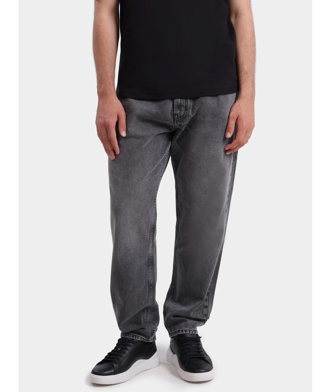 HUGO BOSS Серые прямые джинсы, фото 6