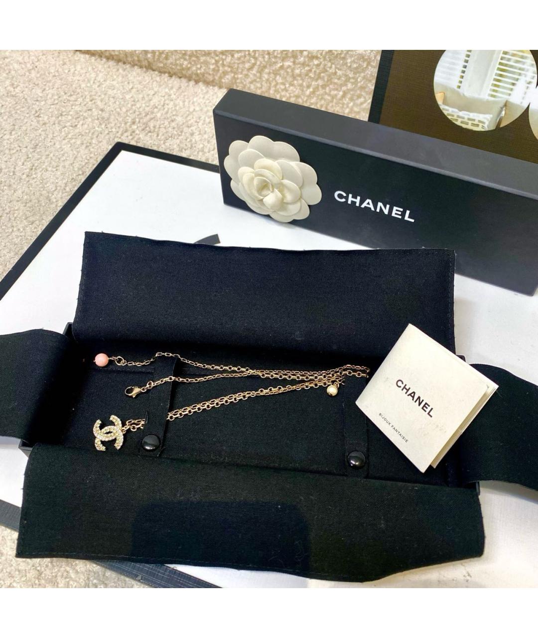 CHANEL Золотое колье, фото 2