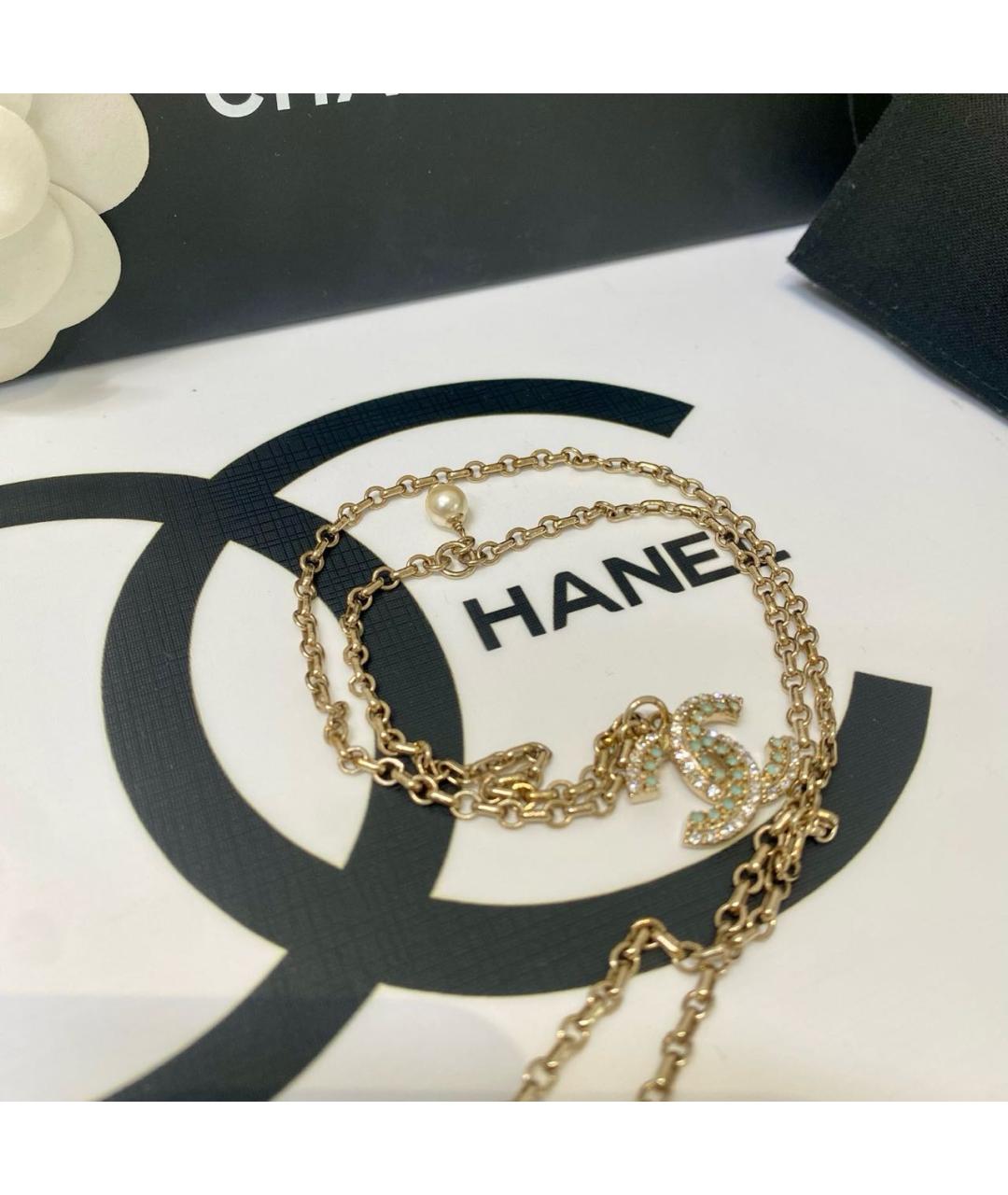 CHANEL Золотое колье, фото 4