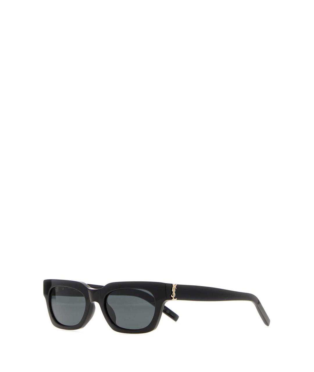 SAINT LAURENT Черные пластиковые солнцезащитные очки, фото 1