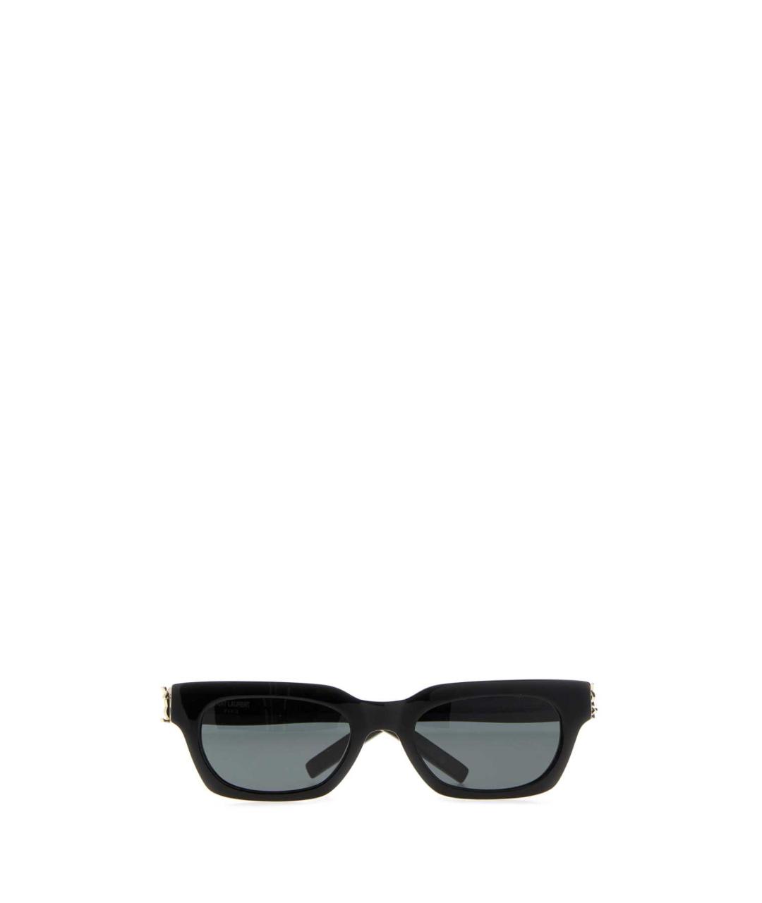 SAINT LAURENT Черные пластиковые солнцезащитные очки, фото 2